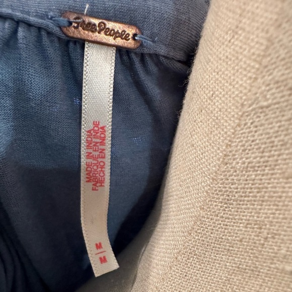 Free People Blue Patchwork Maxi Duster Dress - Picture 2 of 9